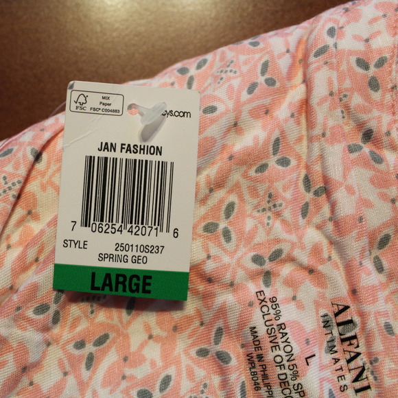 NWT Alfani Womens Printed Chemise Spring Geometric - Picture 3 of 3